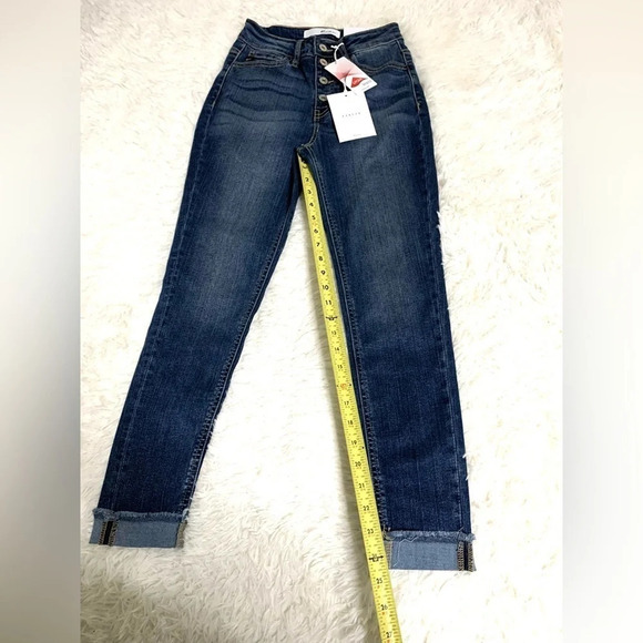 KANCAN NEW Sabrina  High Rise Ankle Skinny Jeans, 1/24 - Picture 9 of 16
